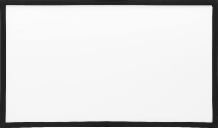 Insignia™ - 120" Home Theater Fixed Wall Projector Screen - White