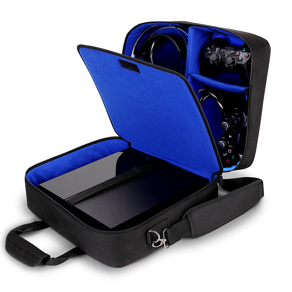 USA Gear Sony PlayStation 4 Pro PS4 Pro 4K Travel Case Carrying Bag Black  GRSLS13100BLEW - Best Buy