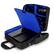 Front. USA Gear - Sony PlayStation 4 Pro PS4 Pro 4K Travel Case Carrying Bag - Black.