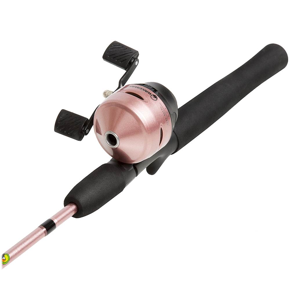 Best Buy: Wakeman 2-Piece Rod and Reel Fishing Pole Pink M500005