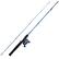 Front. Wakeman - 2-Piece Rod and Reel Fishing Pole - Sapphire Blue Metallic.