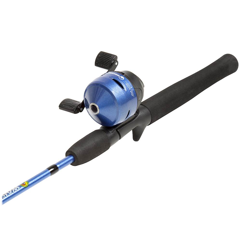 Best Buy: Wakeman 2-Piece Rod and Reel Fishing Pole Sapphire Blue