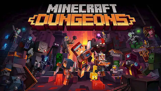 Front. Nintendo - Minecraft Dungeons. - E10+ (Everyone 10+)