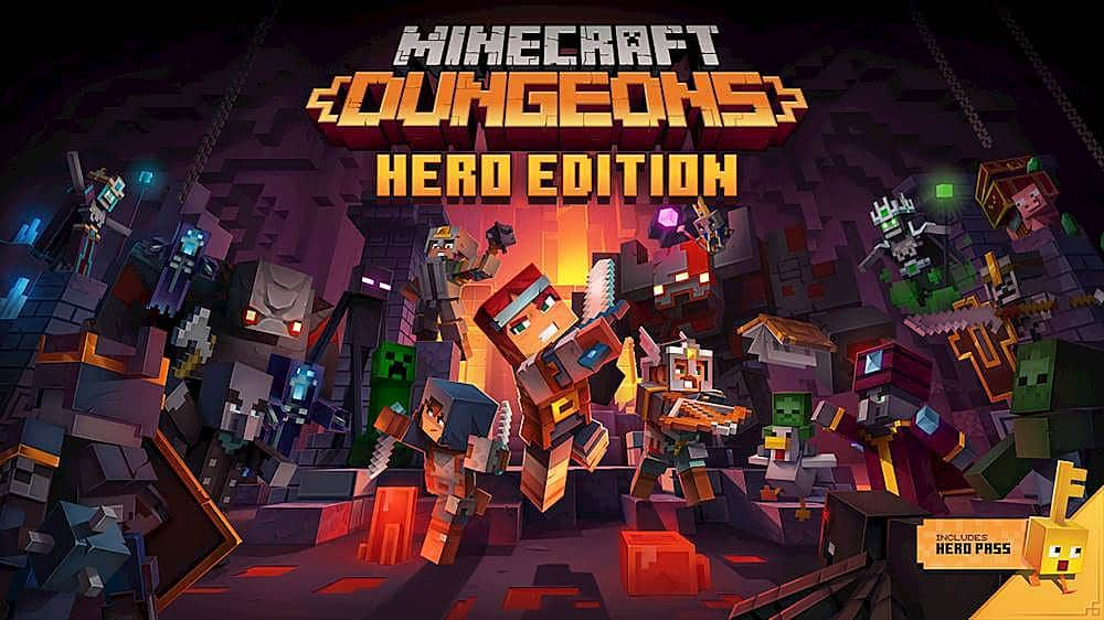 minecraft dungeons switch cartridge