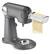 Left. Cuisinart - Pasta Roller and Cutter Attachment - Stainless Steel.