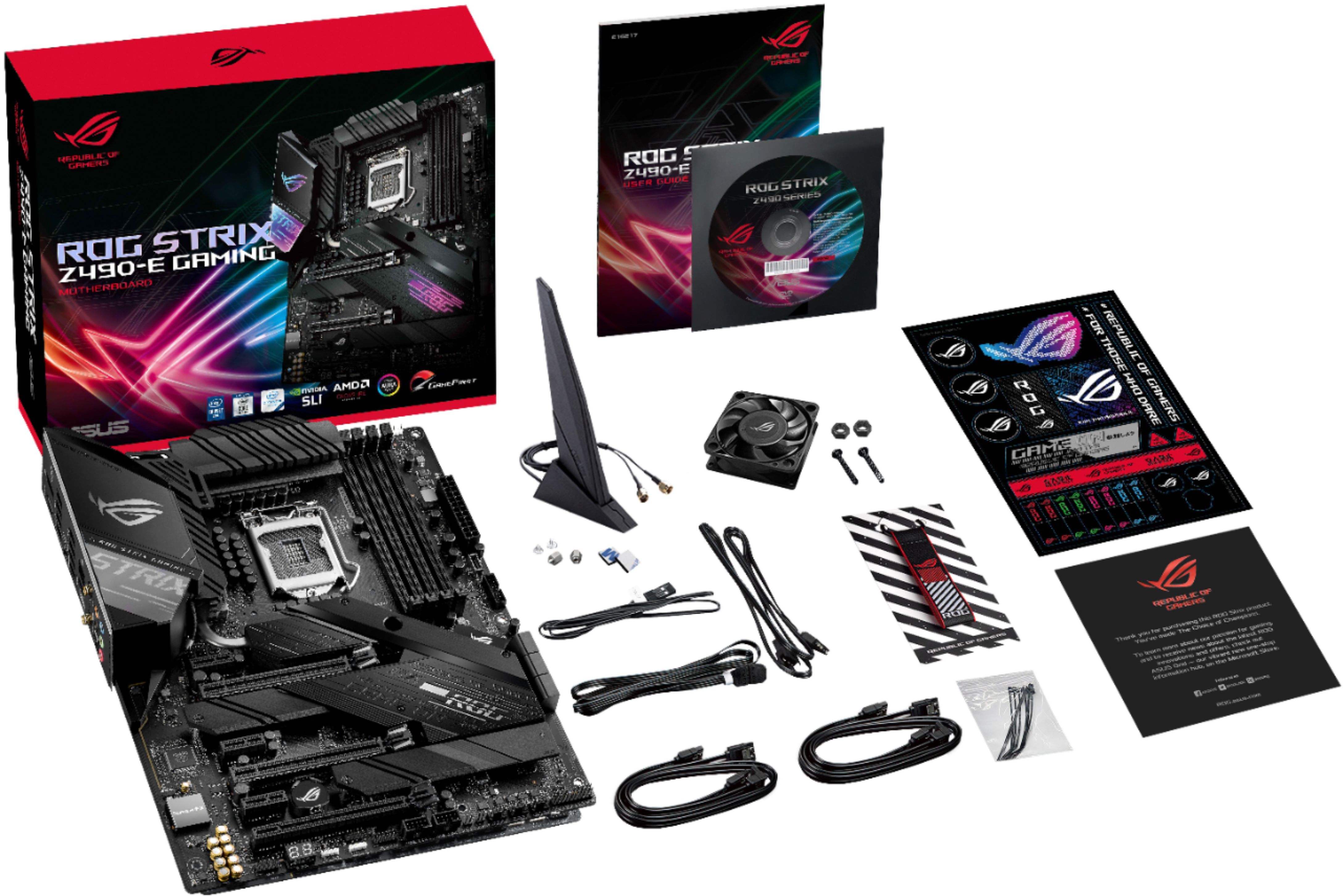 Best Buy: ASUS ROG STRIX Z490-E GAMING Socket 1200 USB 3.2 Intel