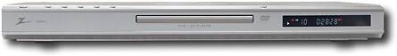 Front Standard. Zenith - Progressive-Scan Multiformat DVD Player - Silver.