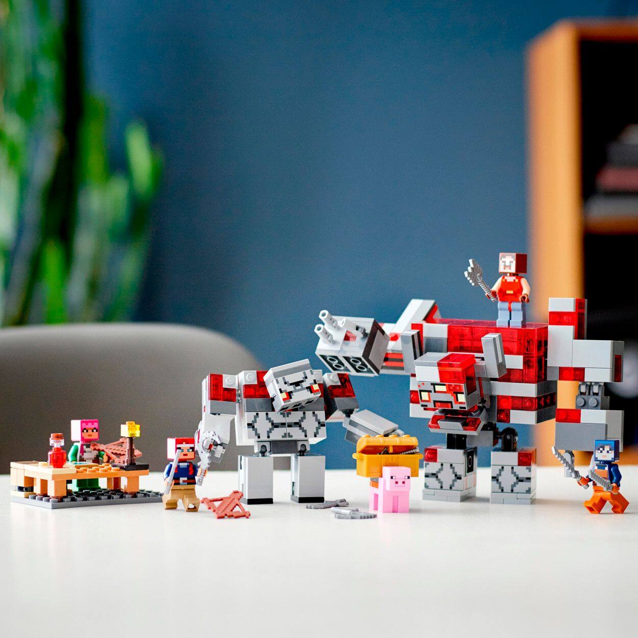 Alt View 11. LEGO - Minecraft The Redstone Battle 21163 Minecraft Brick Construction Toy Action Playset (504 Pieces).