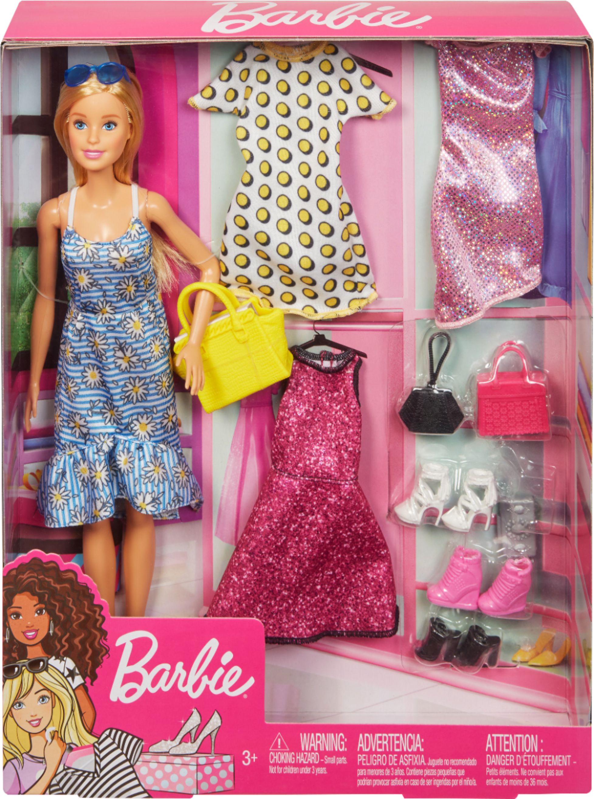 Set 2-6 Pattern Set Wardrobe for My Size Barbie Dolls 