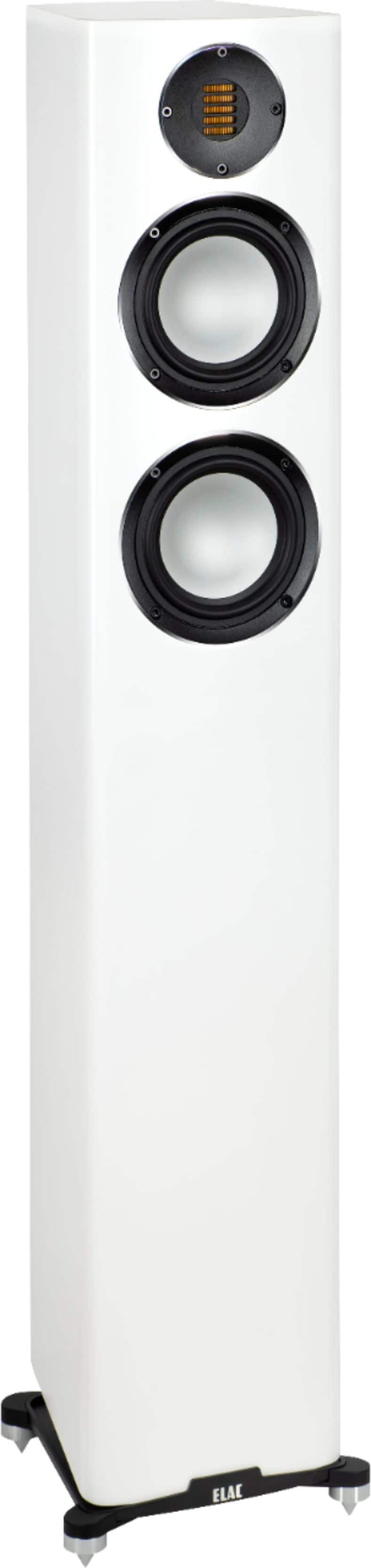 Angle View: ELAC - Carina Floorstanding Speaker - Satin White