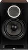 Front. ELAC - Debut Reference Bookshelf Speakers - Black/Walnut.