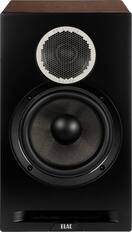 Front. ELAC - Debut Reference Bookshelf Speakers - Black/Walnut.