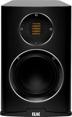 Front. ELAC - Carina Bookshelf Speakers - Satin Black.
