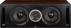 ELAC - Debut Reference Center Speaker - Black/Walnut - Front_Zoom