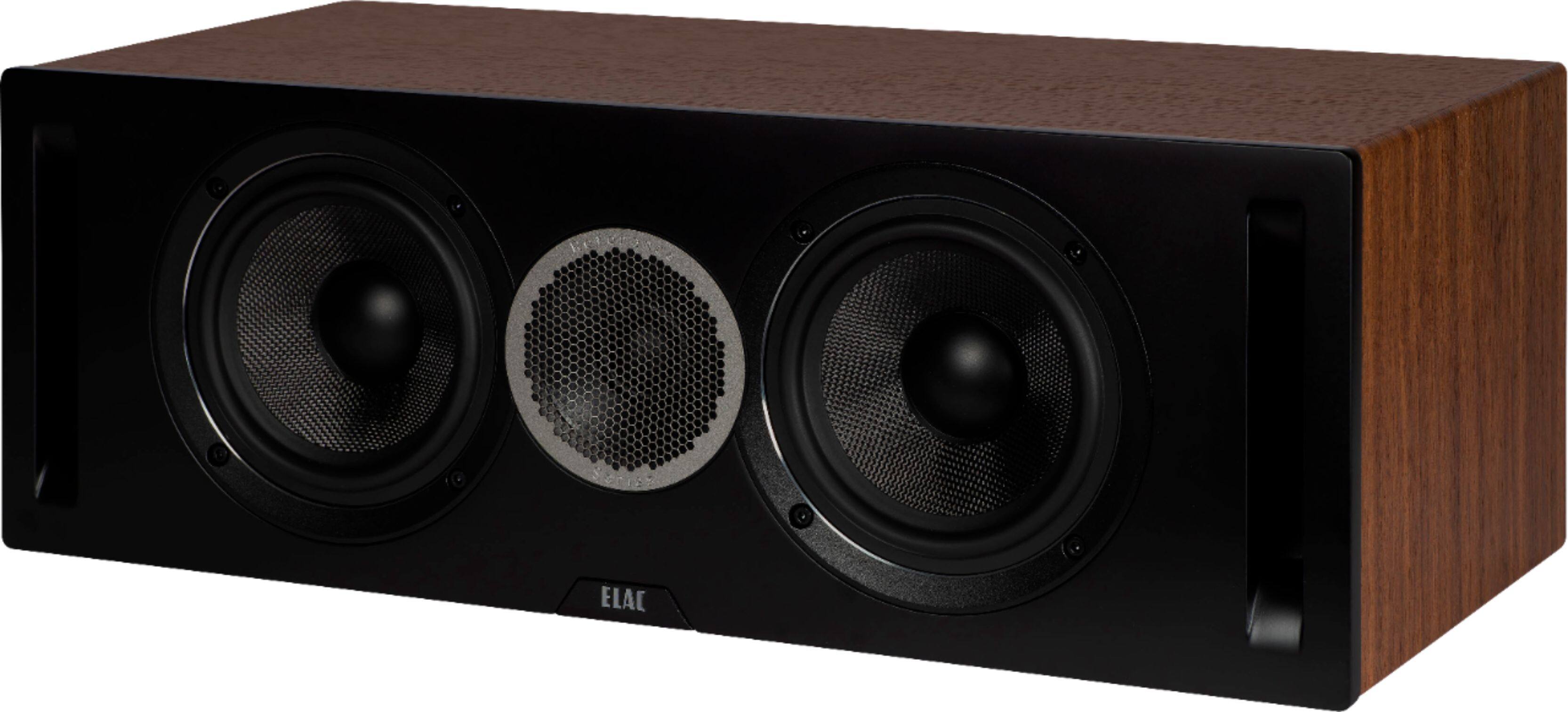 Left. ELAC - Debut Reference Center Speaker - Black/Walnut.