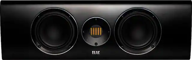 Front. ELAC - Carina Center Speaker - Satin Black.