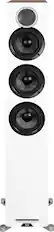 Front. ELAC - Debut Reference Floorstanding Speaker - White/Oak.