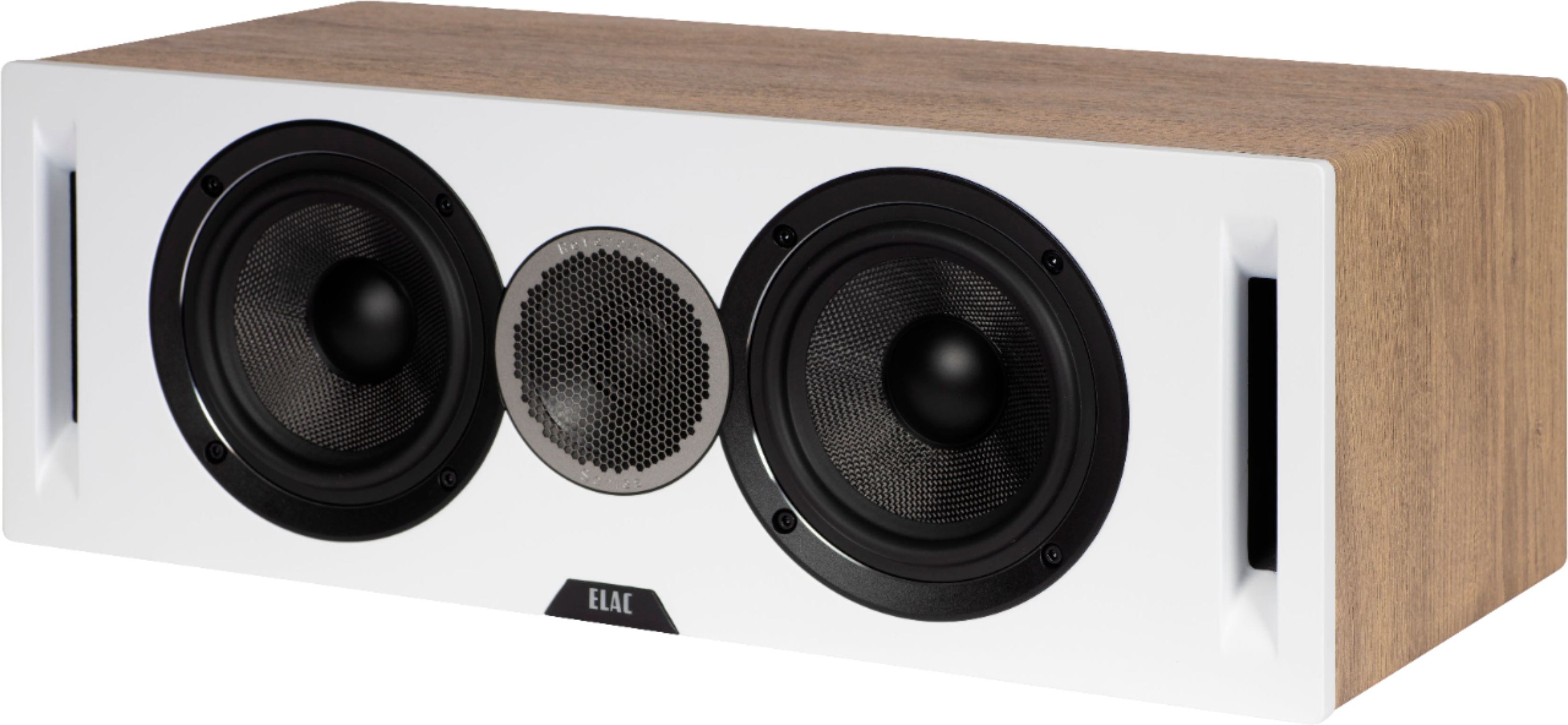 Left View: ELAC - Debut Reference Center Speaker - White/Oak