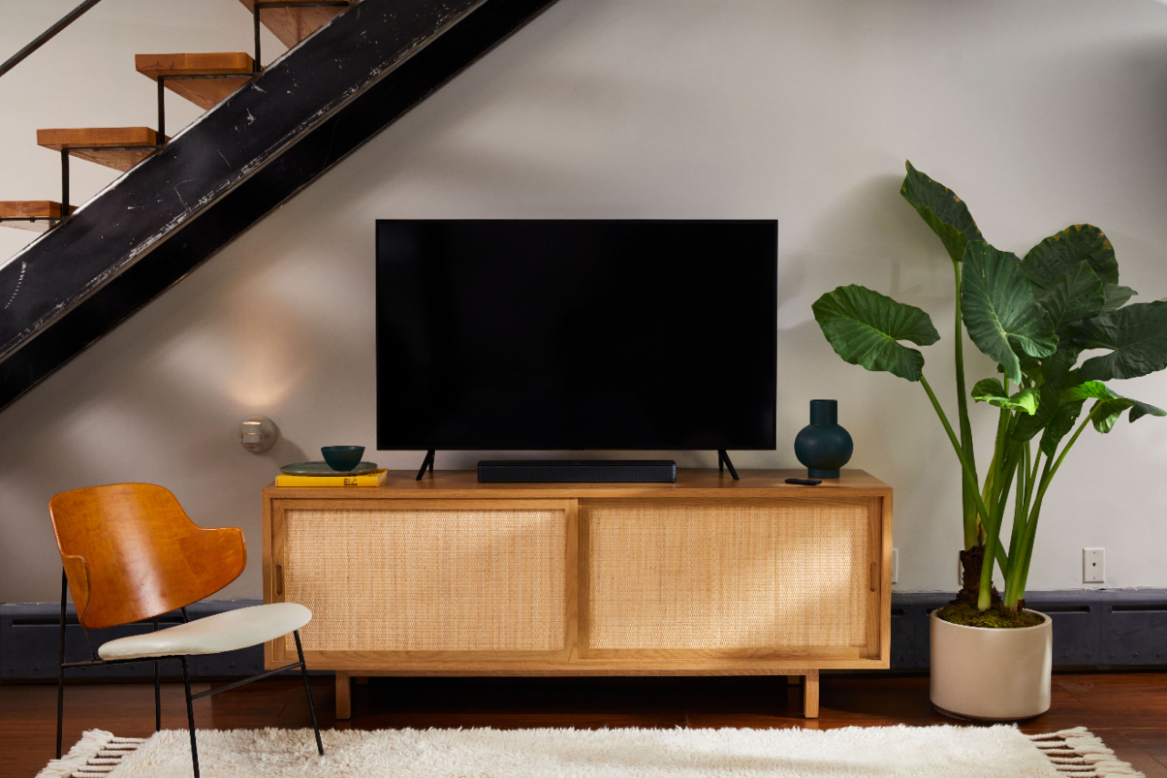 Alt View 30. Bose - TV Speaker Bluetooth Soundbar - Black.