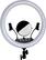 Angle. Savage - 17" Vlogger Ring Light - black.