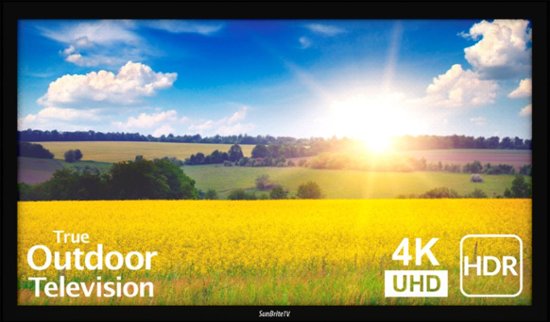 Front Zoom. SunBriteTV - Pro 2 Series 55 inch 4K UHD Outdoor TV Full Sun.