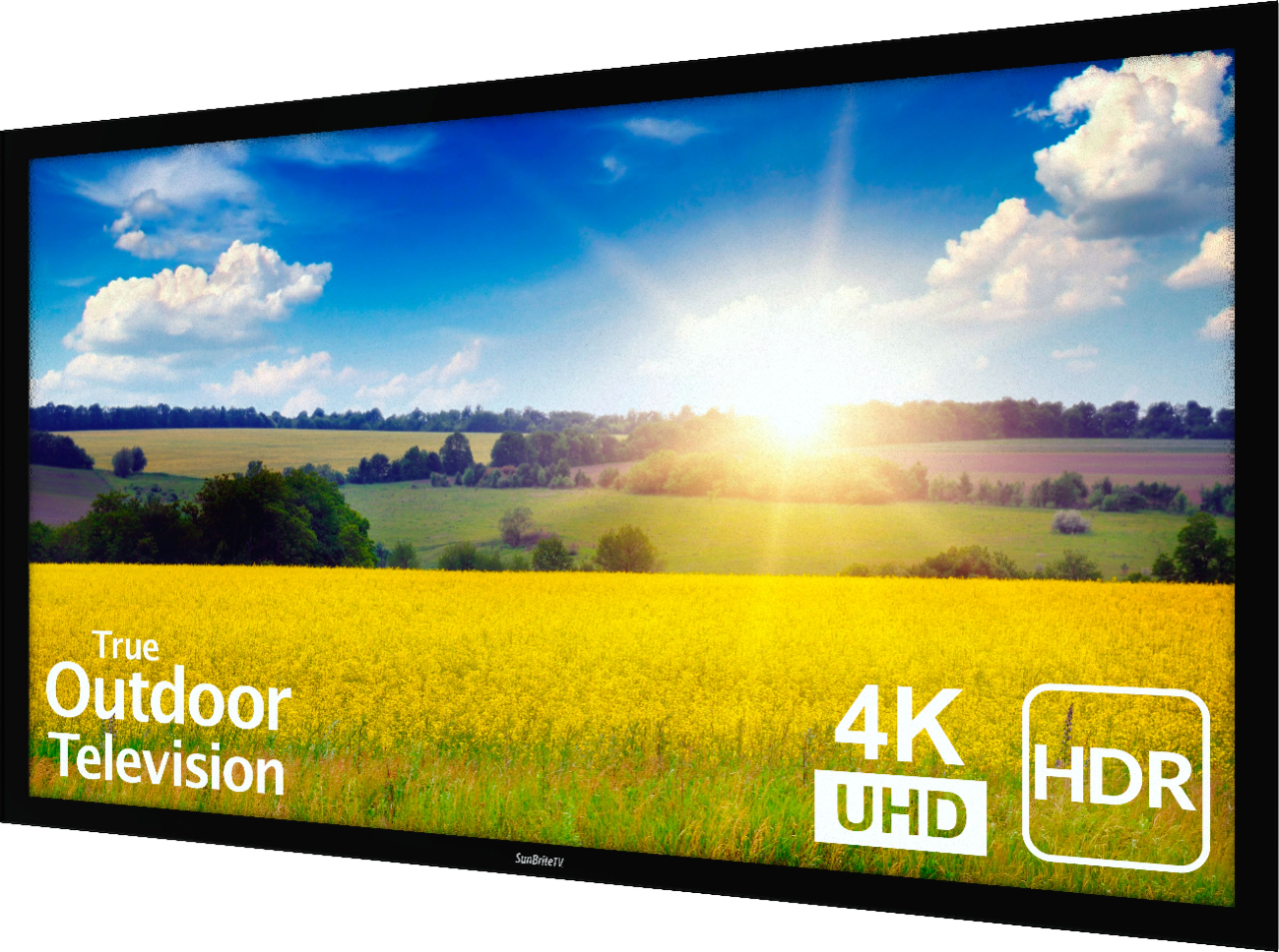 Left View: SunBriteTV - 49" Class LCD Outdoor Full Sun 4K UHD TV
