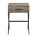 Front. Walker Edison - Brin 18" X Leg 1 Drawer Metal and Wood Side Table - Grey Wash.