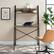 Alt View 13. Walker Edison - Mid Century Modern Ladder Computer Desk - Rustic Oak.