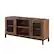 Angle. Walker Edison - Urban Modern TV Stand for Most TVs Up to 60" - Dark Walnut.
