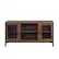 Front. Walker Edison - Urban Modern TV Stand for Most TVs Up to 60" - Dark Walnut.