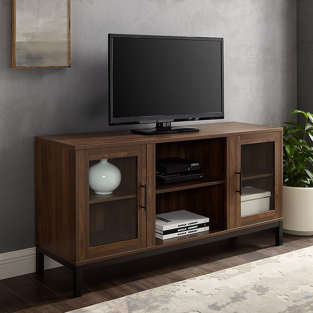 Best Buy: Walker Edison Urban Modern TV Stand for Most TVs Up to 60 ...