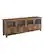 Angle. Walker Edison - Tall Split Door TV Stand for Most TVs up to 78" - Rustic Oak.