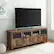 Alt View 13. Walker Edison - Tall Split Door TV Stand for Most TVs up to 78" - Rustic Oak.