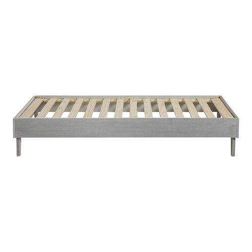 Walker Edison - Solid Wood Twin Platform Bed - Caramel