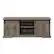 Front. Walker Edison - 70" Sliding Barn Door TV Console - Gray.