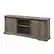 Left. Walker Edison - 70" Sliding Barn Door TV Console - Gray.