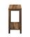 Front. Walker Edison - Narrow A Frame Side Table - Rustic oak.