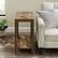 Alt View 13. Walker Edison - Narrow A Frame Side Table - Rustic oak.