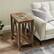 Alt View 14. Walker Edison - Narrow A Frame Side Table - Rustic oak.
