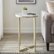 Alt View Zoom 12. Walker Edison - Melissa 16" Faux Stone Round Glam Side Table - Faux Grey Marble.