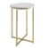 Alt View Zoom 14. Walker Edison - Melissa 16" Faux Stone Round Glam Side Table - Faux Grey Marble.