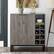 Alt View 11. Walker Edison - Bar Cabinet with Wine Storage - Slate Grey.