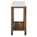 Front. Walker Edison - Narrow A Frame Side Table - Walnut.