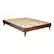 Left. Walker Edison - Solid Wood Queen Platform Bed - Wood.