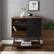 Alt View 11. Walker Edison - Mid Century Modern Record Player Cabinet - Dark Walnut.