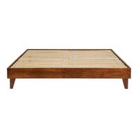 Walker Edison - Solid Wood King Platform Bed - Wood - Front_Zoom