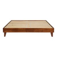 Walker Edison - Solid Wood King Platform Bed - Front_Zoom