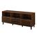Angle. Walker Edison - Modern Slat Door TV Stand for Most Flat-Panel TV's up to 65" - Dark Walnut.