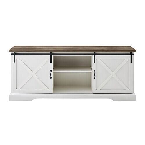 Reclaimed Barnwood/Brushed White