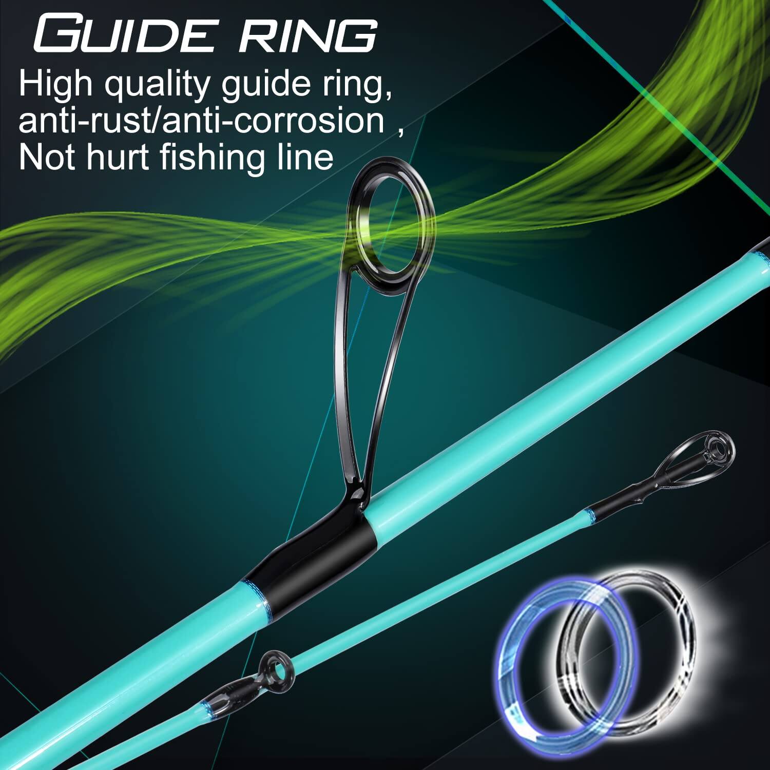 GUIDE RING  
High quality guide ring, anti-rust/anti-corrosion, Not hurt fishing line
